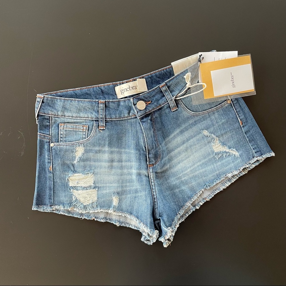 Denim shorts